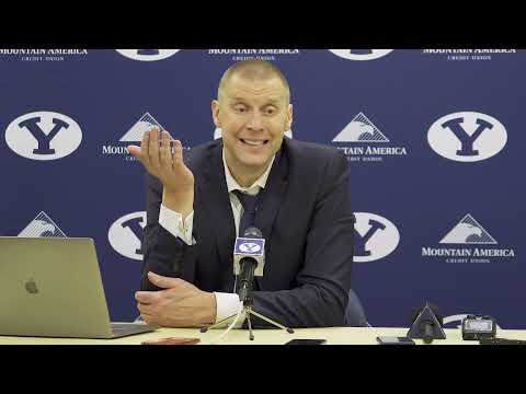 BYU Men’s Basketball | Postgame Press Conference | Cleveland State | Mark Pope | November 9, 2021