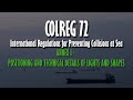 COLREG 72 ANNEX I POSITIONING AND TECHNICAL DETAILS OF LIGHTS AND SHAPES UASUPPLY