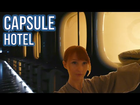 日本膠囊酒店! (Japanese Capsule Hotel!)