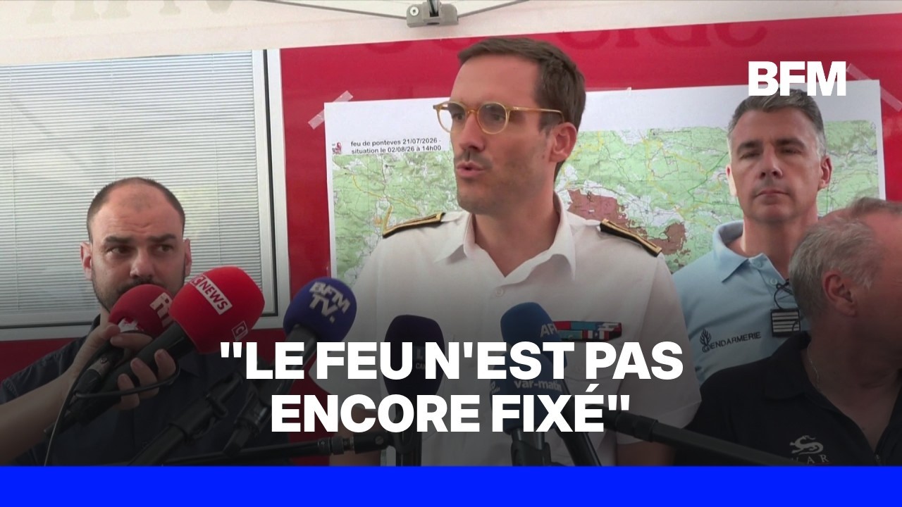 Incendie dans le Var: le SDIS précise que "le feu n'est pas encore fixé" dans le secteur