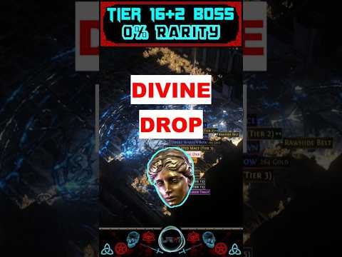 I'm getting more divs on 0%rariry than at 250 rarity #pathofexile2 #pathofexile #bossfight #shorts