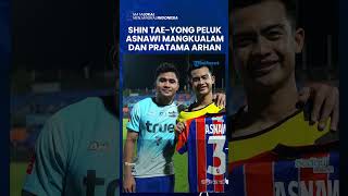 Momen Unik Shin Tae Yong Peluk Hangat Asnawi & Pratama Arhan Usai Derbi Indonesia di Liga Thailand