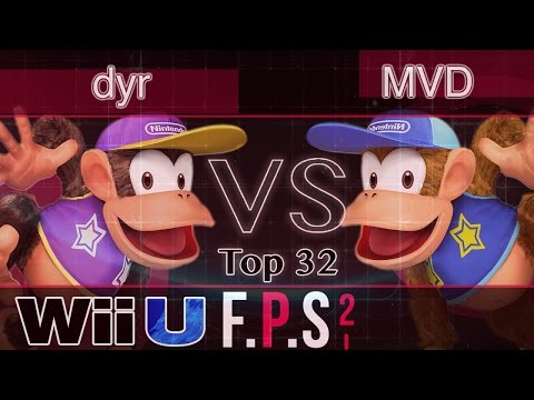 MVG|dyr (Diddy) vs. PG|MVD (Diddy) - Wii U Top 32 - FPS2