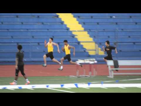 JFK (Sacramento) - JV Boys 100m - Heat 3 - Grant Ice Breaker - 2/24/16