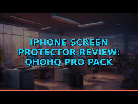 iPhone Screen Protector Review: QHOHQ Pro Pack