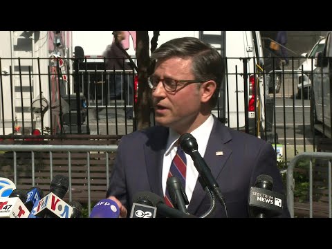 US House speaker, at court, says justice system 'weaponized' against Trump | AFP