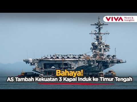 Pergerakkan Kapal Induk AS USS Theodore Roosevel Menuju Timur Tengah