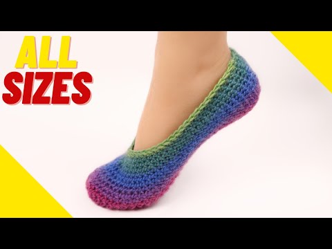 How To Crochet Slippers For Beginners (QUICK & EASY)