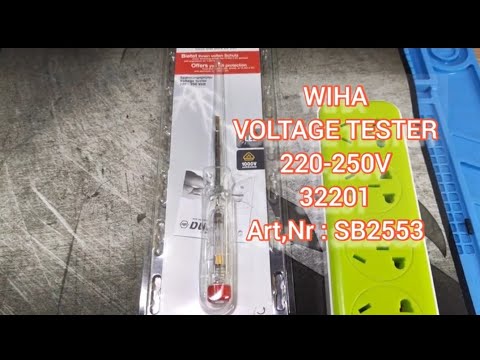 V.497 WIHA SB2553 VOLTAGE TESTER 220-250V AC ,GERMANY