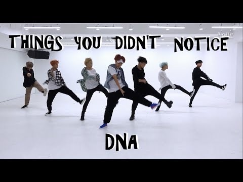 BTS THINGS YOU DIDN'T NOTICE IN DNA DANCE PRACTICE