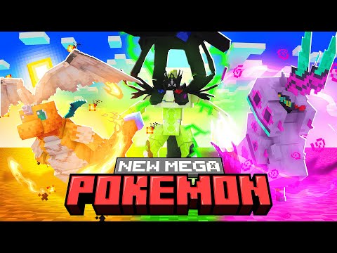 Catching NEW MEGA Pokemon in Minecraft!