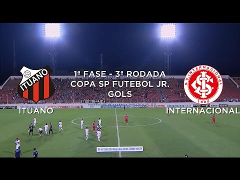 Gols - Ituano-SP 1 x 0 Internacional-RS - Copa São Paulo Futebol Jr. - 11/01/2015