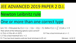 Download Lagu Let f:R→R be given by f(x)=(x-1)(x-2)(x-5).Define F(x)=∫0^x f(t)dt,x 0 Then #jeeadvanced 2019 #pyq Thumbnail
