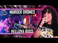 SO COOL LESBIAN REACTS MURDER DRONES VS HELLUVA BOSS CROSSOVER ANIMATION