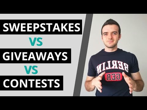 download lagu mp3 mp4 Difference Between Sweepstakes And Giveaway, download lagu Difference Between Sweepstakes And Giveaway gratis, unduh video klip Difference Between Sweepstakes And Giveaway