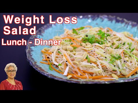 Weight Loss Salad For Lunch / Dinner - Indian Veg Meal - Healthy Salad Recipes