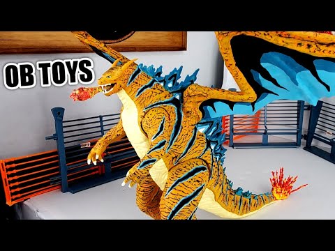CUSTOM GODZILLA CHARIZARD HYBRID | POKEMON | DRAGON GODZILLA | CHARIZARD KAIJU GLOW IN THE DARK TOY