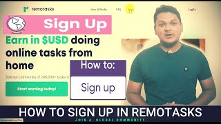 How to sign up in remotasks