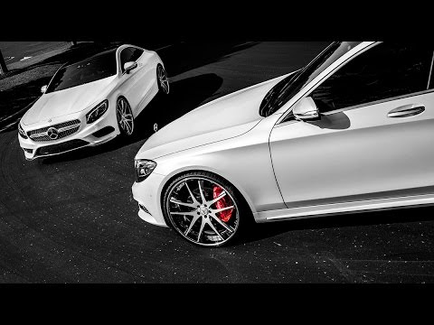 2015 Mercedes S550 vs S550 Coupe with matching 24" Savini Wheels