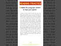 ENGLISH READING PRACTICE READ AND LEARN ENGLISH BY SPEAKING English Readingcomprehension Speed
