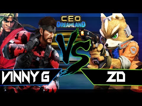 CEO Dreamland 2020 | ZD (Fox) VS. GoTE Vinny G (Snake, Ken) Winners Quarters - SSBU