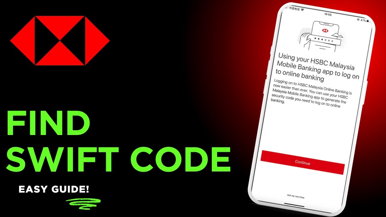 How to find SWIFT code of HSBC Bank – Malaysia