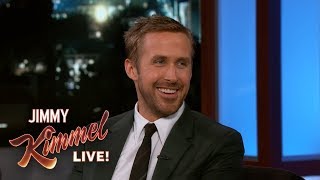 Ryan Gosling on Daughters in NY & Laughing on SNL