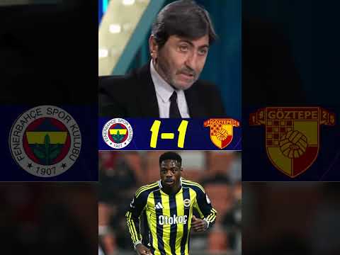 Rıdvan Dilmen: Elinde sıfıra girme silahı olarak sadece Musaba vardı o da oyundan çıktı. #shots