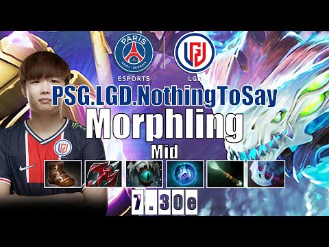 Morphling Mid | PSG.LGD.NothingToSay | MORPHLING MIDLANE SHOTGUN BUILD | 7.30e Gameplay Highlights