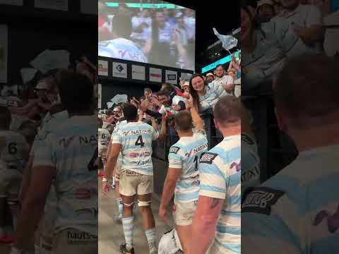 TOP 14 - J22: Le Racing 92 et ses supporters, unis pour célébrer cette belle victoire 🔥