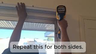How To Install A Bypass Sliding Shutter