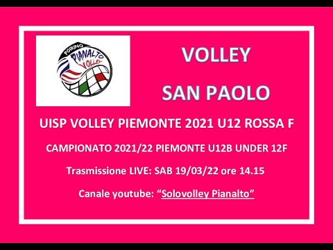 PIANALTO UNDER 12 F ROSSA - VOLLEY SAN PAOLO _ _ CAMPIONATO UISP PIEMONTE UNDER 12 F