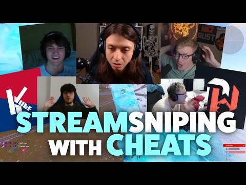 STREAM SNIPING RUST STREAMERS WITH CHEATS ft. hJune, Lifestomper