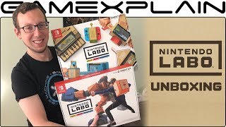 Nintendo Labo UNBOXING - Variety & Robot Kits! (+ Livestream Announcement)