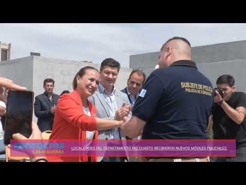 Llega un nuevo móvil policial que entregó el gobierno provincial a la comisaría de Las Higueras
