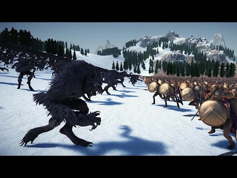 New Unit! 50 000 WEREWOLF vs 1 MILLION SPARTAN UEBS 2 Ultimate Epic Battle Simulator 2