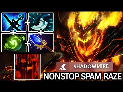 Shadow Fiend Goes Full Mage Build – Nonstop spam Shadowraze Dota 2