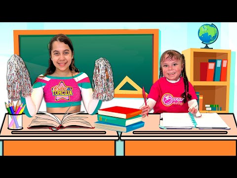 SARAH E ELOAH virou uma LÍDER DE TORCIDA na ESCOLA | Sarah de Araújo