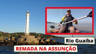 Remada na Assuno/ Remada no rio guaba -Porto Alegre / Proa Assuno   Remada de caiaque