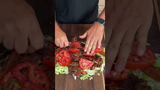 Download lagu Chopped grilled chicken bacon ranch sandwich mp3