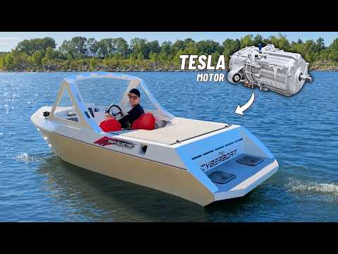 I Built a Tesla Powered Jetboat (3 year project)