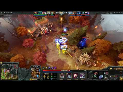 Dota 2 - Silencer RAMPAGE!!! 100hp kill 5 Heores