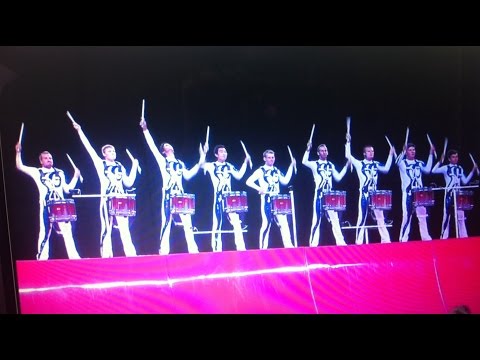 DCI - Bluecoats 1st performance of "Down Side Up" for 2016 at Lucas Oil Stadium in Indy