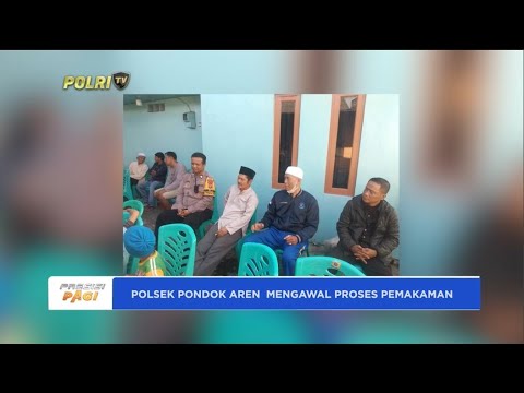 POLSEK PONDOK AREN KUNJUNGI PETUGAS TPS YANG MENINGGAL