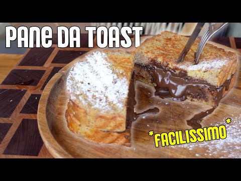 PANE DA TOAST fatto in casa * impastato a MANO, SENZA planetaria, facilissimo E DELIZIOSO *