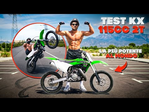 QUESTA E' LA MINI MOTO PIU' POTENTE AL MONDO 🌎 TEST KAWASAKI 112cc 2T