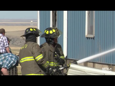 Emergency crews respond to structure fire SE of Great Falls