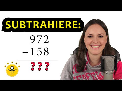 Schriftlich SUBTRAHIEREN – Minus rechnen mit Übertrag