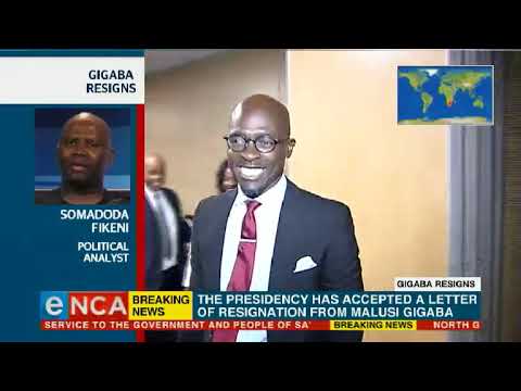 Analysis on Gigaba's resignation