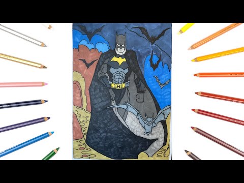 Batman Coloring Pages, Angry Dark Knight  Superhero